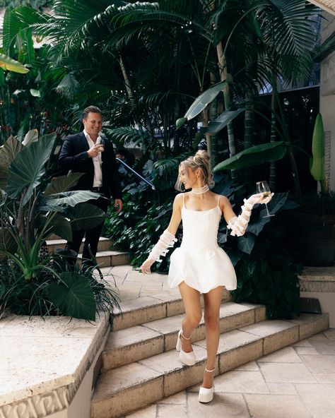 Dancing around playing paparazzi for Wyatt & Emma at The Mayfair💋 • • • #southfloridaphotographer #palmbeachphotographer #centralfloridaphotographer #floridawedding #floridaweddingphotographer #floridaengagementphotographer #southfloridaphotographer #southfloridaweddings #southfloridaweddingphotographer #southfloridaengagementphotographer #southfloridawedding #floridaelopementphotographer #floridaelopement #photographytipsandtricks Mayfair House Miami, Miami Engagement Photos, Mayfair House, Hotel Garden, Tropical Glam, Cute Engagement Photos, South Florida Wedding, Engagement Outfit, Engagement Session Outfits