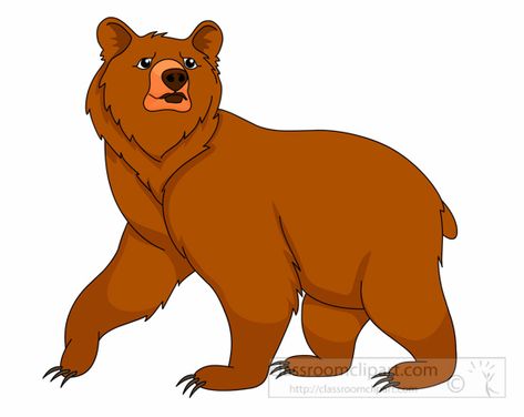 Teddy Bear Cartoon, North American Animals, Classroom Clipart, Animal Bear, Brother Bear, Sunflower Pictures, Bear Clipart, Cartoon Bear, Disney Scrapbook