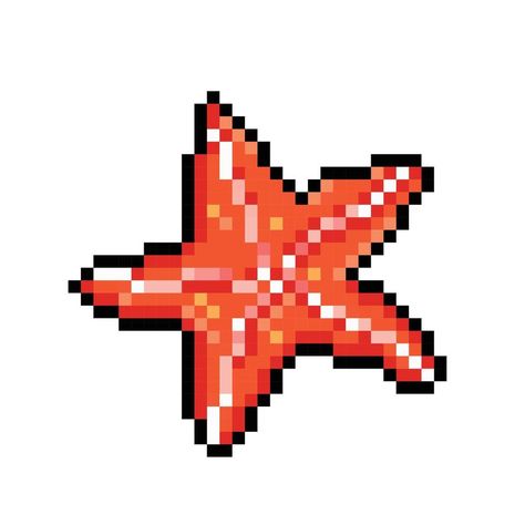 Marine Pixel Art, Starfish Pixel Art, Sea Pixel Art, Beach Pixel Art, Ocean Pixel Art, Pixel Beach, Sea Vibe, Iphone Customization, Sea Things