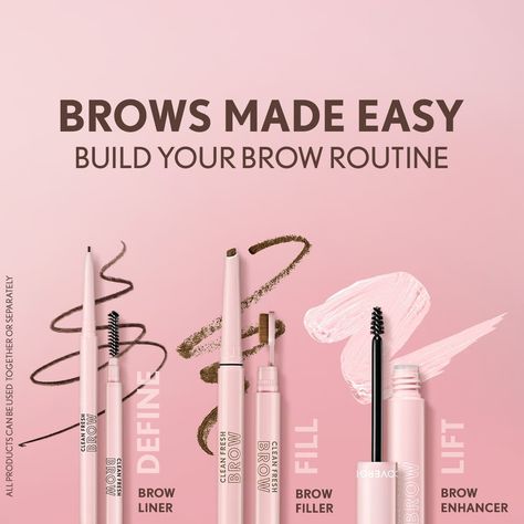 Clean Fresh Brow Liner 1MM Nano Pencil | COVERGIRL® Covergirl Clean Fresh, Brow Filler, Brow Routine, Gel Wax, Brow Liner, Eyebrow Liner, Easy Build, Sweat Proof, Fresh And Clean