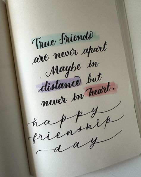 Happy friendship day.. #letteringart #lettering #letteringdaily #letteringquotes #letteringlove #brushlettering #brushletteringpractice #brushlettered #brushletteringnewbie #brushletteringbeginner #august #friends #friendship #happyfriendshipday Brush Lettering Practice, Happy Friendship, Happy Friendship Day, Friendship Day, Lettering Quotes, Brush Lettering, Letter Art, True Friends, Happy Day