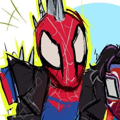 Spiderpunk Hobie Brown, Matching Profile Pics, Hobie Brown, Spiderman 1, Matching Profile, Profile Pics, Matching Pfp, Spiderman