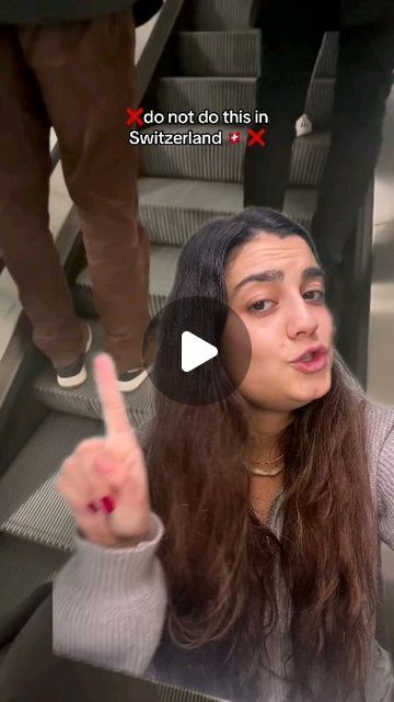 Switzerland 🇨🇭 Travel | Hotels | Food | Tips on Instagram: "How to navigate the escalator system in Switzerland 🇨🇭🫰🏽, a survival tip for travelers! Discover the unique Swiss escalator etiquette.    🎥 @cristinarubies // cristina.rubies on TikTok    🌟 Don't miss out! Subscribe to our YouTube channel for more hidden gems & travel tips! Check the link in Bio    #switzerland #swiss #german #swisstiktoker #swisstok #zurich #schweiz #suiza #suisse #suissa #schweiztiktok #swisstoker #comedy #learngerman #learninggerman #swissgerman #schweizerdeutsch #schweiz🇨🇭 #visitswitzerland #visitswitzerland🇨🇭 #visitswizerland🇨🇭 #swissbeautiful #swissalps #swissmountains" Swiss People, Swiss German, Visit Switzerland, Hotel Food, Instagram Photo Editing, Zurich Switzerland, Switzerland Travel, Learn German, Food Tips