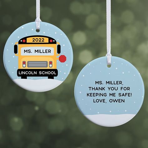 Computer Craft, Appreciate Gifts, Bus Driver Appreciation, Appreciation Gifts Diy, Bus Driver Gifts, Teacher Appreciation Gifts Diy, Diy Christmas Ornaments Easy, School Bus Driver, Teacher Things