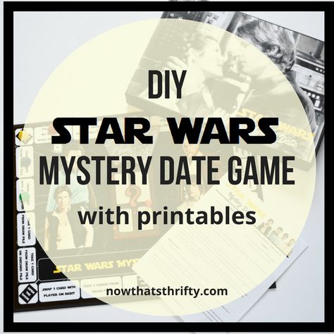 DIY Star Wars Mystery Date Game with Printables Star Wars Date Night Ideas, Star Wars Date Night, Mystery Date Game, Dating My Husband, Date Night Movies, Diy Star Wars, Star Wars Couples, Date Night Gift, Mystery Date