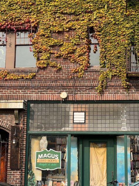 fall autumn aesthetic! book store and dark academia Seattle Bookstore Aesthetic, Aesthetic Book Store, Bookstore Aesthetic, Fall Autumn Aesthetic, Water Powers, Autumn Aesthetic, Book Store, Infamous, Dark Academia