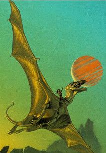 Weyrwoman Lessa, rider of gold Ramoth | Pern Wiki | FANDOM powered by Wikia Dragonriders Of Pern, Anne Mccaffrey, 70s Sci Fi Art, Dragon Images, Fantasy Lovers, Dragon Rider, Fantasy Setting, White Dragon, How Train Your Dragon