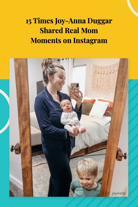 Read on for all of Joy-Anna Duggar's "real mom" moments that she's shared with her Instagram followers so far. We can't wait to see what the future holds for her little family, especially as Evelyn gets older and is able to join Gideon as his partner in crime. Joy Anna Duggar, Anna Duggar, Real Mom, Little Family, Being A Mom, Celebrity Fashion, The Times, Getting Old, Instagram Followers