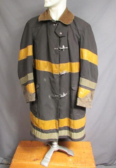 Firefighter Jacket, Turnout Gear, Mike Mignola, Mini Collection, Character References, Work Jackets, Fallout, Vintage 1960s, Firefighter