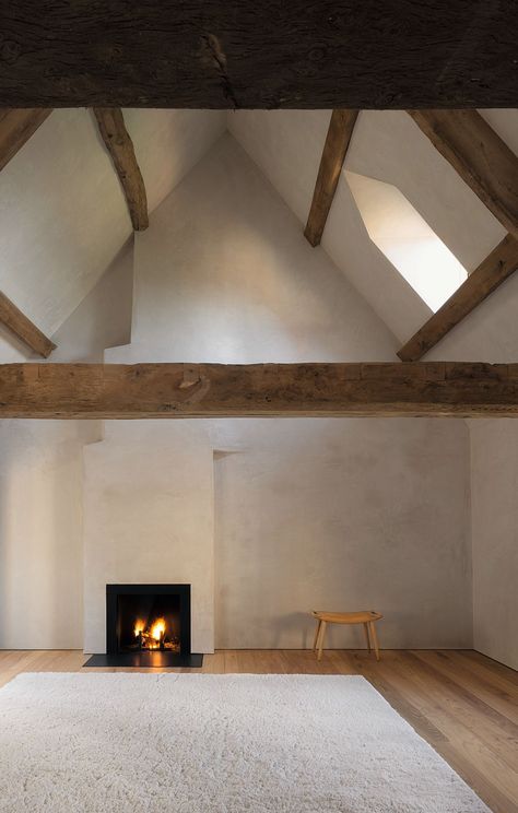 Concrete Terrazzo, Home Farm, John Pawson, Terrazzo Flooring, Alvar Aalto, Minimalism Interior, Plaster Walls, Wood Beams, British Design