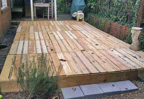 We have found some great tutorials for you, on how to build a DIY floating deck, that are sometimes called island decks as well. Pallet Deck Diy, Building A Floating Deck, Floating Deck, Wooden Deck, Pallet Patio, Fabulous Diy, Wooden Pallet Projects, Patio Diy, Recycled Pallets