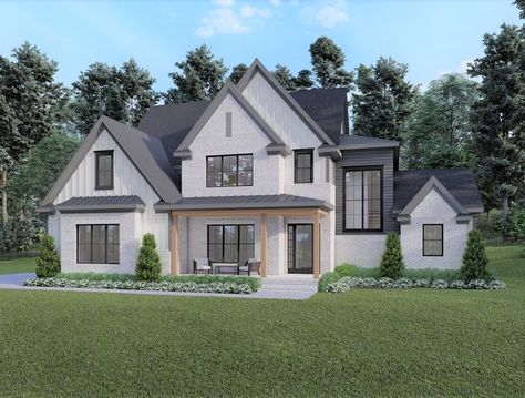 2 Story Craftsman Exterior, Multigenerational House Plans Two Story, Home Exterior 2 Story, 2500 Sq Ft House Plans 2 Story, Surburban House, East Coast House, House Plans 2 Story, Poppy Lane, Spec House