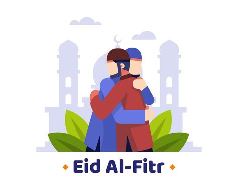 Png Brush, Islamic Illustration, Hug Each Other, Rice Dumpling, Hug Illustration, Islamic Vector, Object Illustration, 26 Jan, Eid Mubarak Background