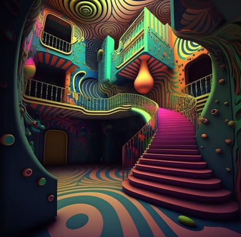 Funhouse Aesthetic, Dream Core, Curated Home, Dreamcore Weirdcore, Liminal Space, Liminal Spaces, Weird Dreams, Home Space, Dream House Decor