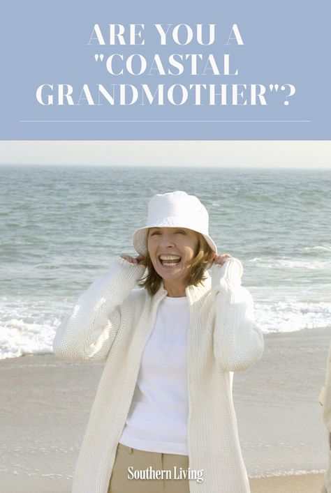 Finally, a trend Southern women can get behind. Coastal Grandmother Movies, Coastal Grandmother Lifestyle, Coastal Grandmother Chic, Coastal Grandmother Hairstyles, Coastal Grandmother Clothes, Coastal Grandmother Aesthetic Outfits Fall, Coastal Grandmother Fashion, Costal Grandmother Aesthic, Coastal Grandmother Room