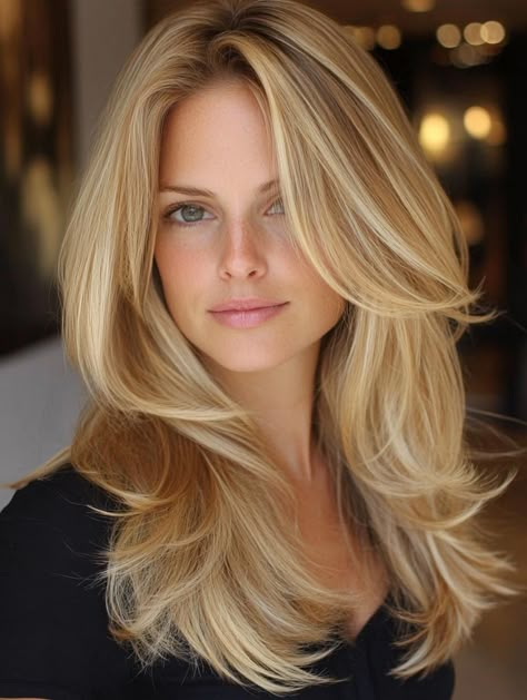 Stunning Honey Blonde Hair Color Ideas for a Radiant Look Light Honey Blonde Highlights, Honey Blonde Balayage With Highlights, Soft Honey Blonde Hair, Fall Honey Blonde, Warm Honey Blonde Hair Balayage, Golden Honey Blonde Balayage, Bright Golden Blonde Hair, Golden Honey Blonde Hair, Blonde Hair Honey