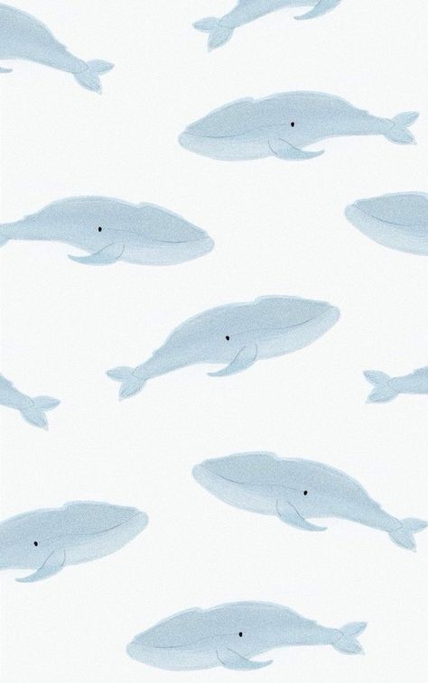 Whale Wallpapers Aesthetic, Whale Wallpaper Desktop, Cute Whale Wallpaper, Whale Wallpaper Aesthetic, Biru Pastel Aesthetic, Whale Wallpapers, Wallpaper Whale, Blue Sea Wallpaper, Wallpaper Layar Kunci