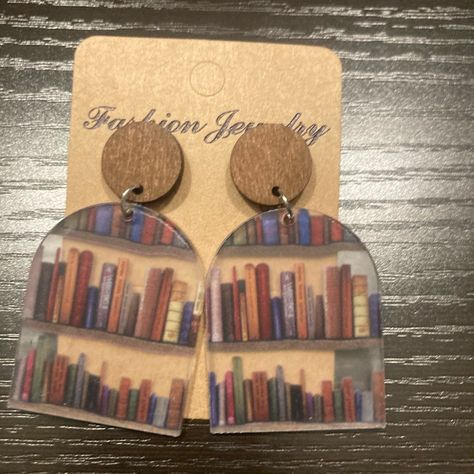 Book Earrings Brand New & Would Make A Great Gift For Teacher, Librarian Etc Super Cute Dangling Also Great Gift For A Writer Or Book Reader - From Smoke Free Environment - Ships From Lititz, Pa - Item Pictured Is The Item You Will Receive - Follow Me For Daily Deals! Librarian, Book Reader, Teacher, Writer, Gift Lititz Pa, Teacher Librarian, Book Earrings, Writer Gifts, Great Teacher Gifts, Gift For Teacher, Book Reader, Librarian, Daily Deals