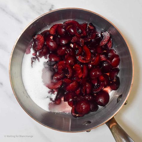 Cherry Curd - Waiting for Blancmange Cherry Curd, Vanilla Bean Cheesecake, Frozen Cherries, Cake Fillings, Fresh Cherries, Cherry Flavor, Whole Eggs, Lemon Curd, Small Batch