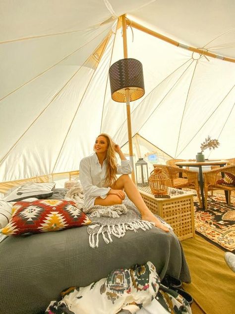 Camp Boutique, Gaulverjabær (updated prices 2024) Yurt Interior, Small Sitting Areas, Bell Tent, Black Sand Beach, Private Beach, Extra Bed, Sitting Area, Yurt, Mountain View