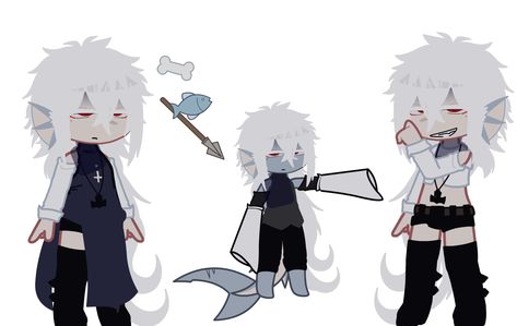 Gacha Shark Oc, Shark Boy Oc, Gacha Club Oc Boy, Gacha Oc Boy, Shark Oc, Gacha Designs, Shark Boy, Gacha Ocs, Gacha Edits