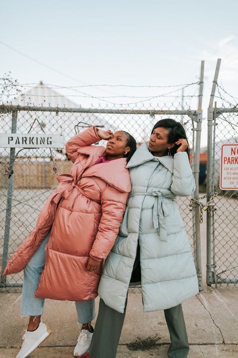 Two Person Sleeping Bag, Sleeping Bag Coat, Norma Kamali Sleeping Bag Coat, Functional Down Parka With Double-lined Hood, Winter Coat Trends, Pink Sleeping Bag, Coat Trends, Pink Maxi, Sleeping Bag