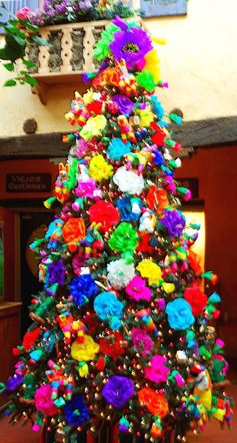 images of new mexican christmas | Feliz Navidad | Christmas in New Mexico Fiesta Christmas, Christmas Fiesta, Mexican Christmas Decorations, Mexico Christmas, Mexican Christmas, Navidad Christmas, Colorful Christmas Tree, Noel Christmas, Christmas Tree Themes