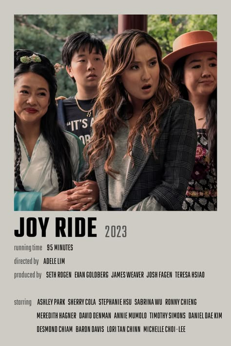 Joy Ride Movie, Uni Posters, Movie Notebook, Meredith Hagner, David Denman, 2024 Movies, Movies To Watch Teenagers, Joy Ride, Movies List