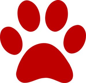 Red Paw Print clip art Clifford Birthday Party, Paw Print Clip Art, Red Paw Print, Wildlife Quilts, Puppy Paw Prints, Tech Week, Free Clipart Images, Paw Patrol Party, Dog Birthday Party