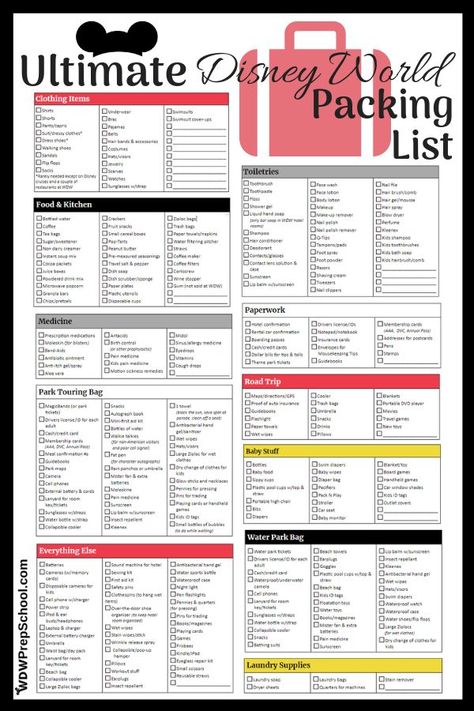 Ultimate Disney World Packing List graphic Disney World Packing List, Disney Packing, Packing List For Disney, Disney World Packing, Disney World Vacation Planning, Family Disney Trip, Disney Trip Planning, Disney Vacation Planning, Disney Family Vacation