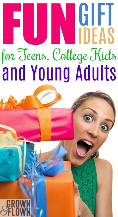 What are the holidays without a few, just-for-fun presents for everyone on your list?  Here are our best gift ideas for your teens, college kids, and young adults, too. #giftGuide #giftsforteens #giftideas #holidaygiftguide #giftsforcollege #collegelife #giftsforadults 25 Gift Ideas, Gift Ideas For Teens, Raising Teenagers, Teen Christmas Gifts, College Ideas, Package Ideas, College Kids, Care Packages, Best Gift Ideas