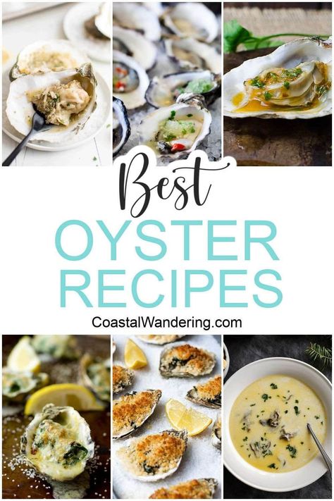 Charbroiled Oysters Recipe, Baked Oyster Recipes, Steamed Oysters, Canned Oysters, Bbq Oysters, Seafood Soups, Eating Oysters, Cooked Oysters, Smoked Oysters