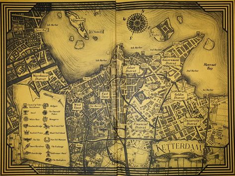 grishaverse map Six Of Crows Map, Ketterdam Map, Grishaverse Map, Grishaverse Books, Journal Pics, Bones Tv Show, Fantasy Book Series, Crooked Kingdom, Bookish Things