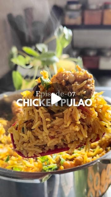 Deepthi Vaishnavy on Instagram: "Delicious Andhra Chicken Pulao recipe @kaaram.kathalu that’s perfect for beginners. Here’s a simplified version in my own style
SAVE, SHARE & FOLLOW @kaaram.kathalu

Ingredients:

For Marination:
Chicken: 300g (bone-in preferred)
Ginger garlic paste: 2 tbsp
Red chili powder: 1 tsp
Turmeric powder: ¼ tsp
Curd (yogurt): 2 tbsp
Salt: ½ tsp

For Pulao:
Basmati rice: 1 glass full (soaked for 30 minutes)
Ghee: 2 tbsp
Oil: 2 tbsp
Bay leaf: 1
Cloves: 4
Cardamom: 3
Cinnamon: 1 small stick
Green chilies: 4-5 (slit)
Onion: 1 large (thinly sliced)
Tomato: 1/3 large (chopped)
Ginger garlic paste: 1 tbsp
Mint leaves: ¼ cup
Coriander leaves: ¼ cup
Garam masala: 1 tsp
Water: 3/4 glass of water

Important Note: In pressure cooker we need less water. Since chicken and curd r Chicken Pulao Recipe Pakistani, Chicken Pulao Recipe, Chicken Pulao, Ginger Garlic Paste, Pulao Recipe, Turmeric Powder, Glass Of Water, Bay Leaf, Red Chili Powder