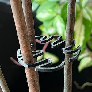 Monstera Plant Support Clip, Plant, gift, plant accessories, cottage core Monstera Plant Support, Canyon City, Plant Accessories, Plant Clips, Black Canyon, Plant Stakes, Leaf Plant, Monstera Plant, Plant Supports