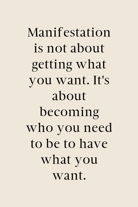 Manifestation is not just about getting the things we desire, but about becoming the person we need to be in order to attract and sustain those things. We must work on ourselves and become the best version of ourselves in order to attract and sustain the things we want in our lives.Manifestation Be The Person You Want To Attract, We Attract What We Are, Be What You Want To Attract, The Person I Want To Be, Strategy Template, Soul Journey, Souls Journey, Work Motivation, Quotes That Describe Me