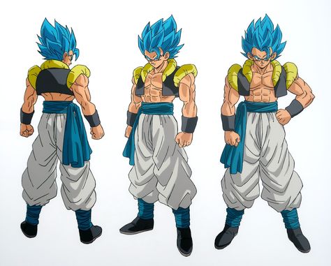 Super Saiyan Blue Gogeta, Broly Movie, Dbz Drawings, Super Broly, Super Saiyan Blue, Character Model Sheet, Dragon Ball Super Art, Dbz Art, Anime Dragon Ball Goku