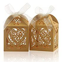 Check this out! Dulces Halloween, Gold Wedding Favors, Laser Cut Box, Wedding Gift Boxes, Party Favor Boxes, Wedding Favor Boxes, Small Gift Boxes, Crafting Paper, Wedding Boxes