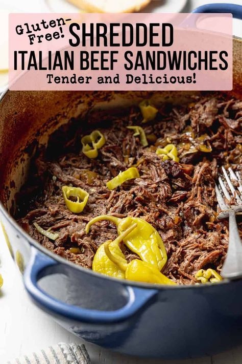 Gluten Free Italian Beef Crock Pot, Italian Beef Sandwiches Dutch Oven, Pepperocini Roast Crockpot Italian Beef, Chuck Roast With Pepperoncini Crock Pot, Pepporincini Roast, Chuck Roast Italian Beef Sandwiches, Gluten Free Chuck Roast Crock Pot, Roast Pepperoncini Crockpot, Pepper Roast Crock Pot