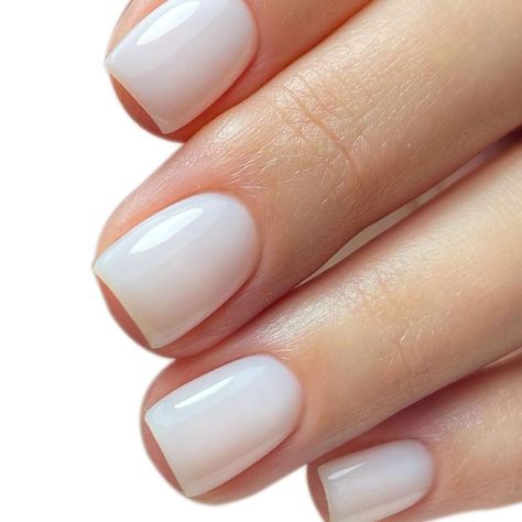 White Gel Nails, Milky Nails, Nail Polish Trends, White Nail Polish, Easter Nails, Dry Nails, Manicures Designs, Nails 2024, Dip Powder Nails