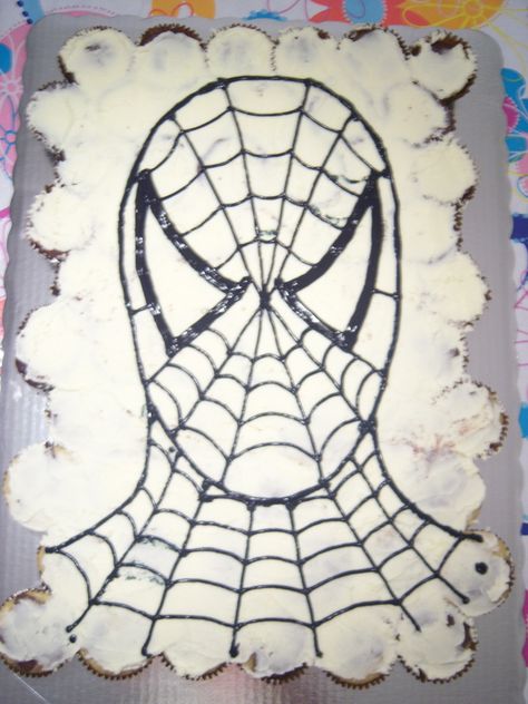 Spiderman Pull-Apart Cake - CakeCentral.com Muffins Chocolate, Pull Apart Cake, Spiderman Cake, Pull Apart, Something Sweet, Cake Designs, Geometric Tattoo, Cupcake Cakes, Sweet Tooth