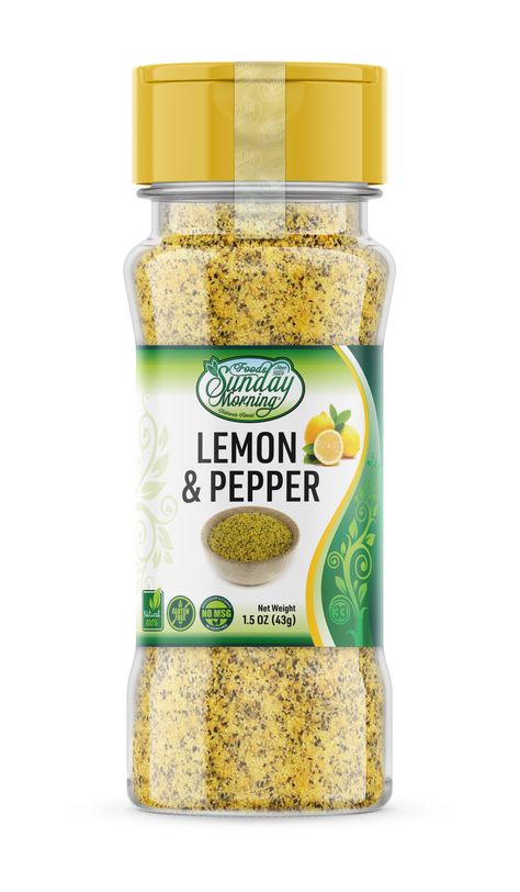 Sunday Morning Foods Lemon & Pepper No. 33 1.5 OZ (43g) SKU: 1365442102330 Grocery Food Products, Minuman Starbucks, Makanan Cepat Saji, Best Freeze Dried Food, Spices Packaging, Grocery Foods, Healthy Shopping, Fair Food Recipes, Lemon Pepper