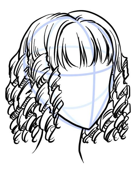 Hairstyles For Characters, Drawing Hairstyles, Manga Hair, Human Figure Drawing, Figure Drawing Reference, Drawing Skills, How To Draw Hair, Drawing Tips, Manga Drawing