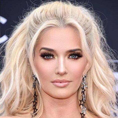 Hrush Achemyan (@styledbyhrush) • Instagram photos and videos Erika Jayne Makeup, Erika Jayne, Bleach Blonde, No Makeup, Permanent Makeup, Beautiful Makeup, Mug Shots, Halloween Makeup, Face And Body