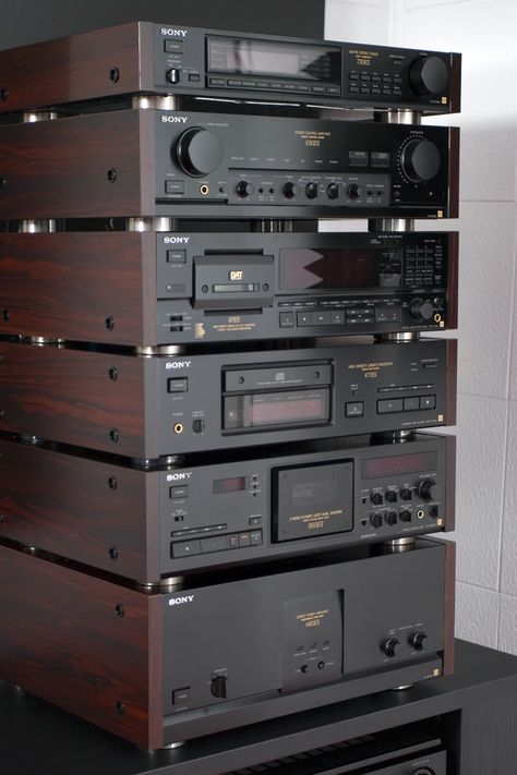 Hifi Music System, Stereo Equipment, Hifi Audiophile, Audio Rack, Stereo Systems, Audio Room, Audio Design, Music System, Stereo System