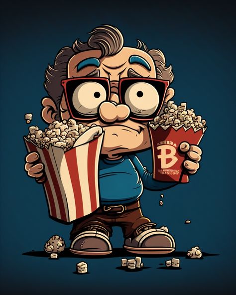 Cuddle up and enjoy your favorite movie with this cute cartoon character enjoying a bag of popcorn! The perfect design for movie lovers. #popcorn #tshirt #cartoonish Popcorn Tshirt, Cute Fox Drawing, Characters Cartoon, Movie Night Snacks, Fox Drawing, Cute Cartoon Characters, Icon Icon, Mascot Logo, Favorite Movie