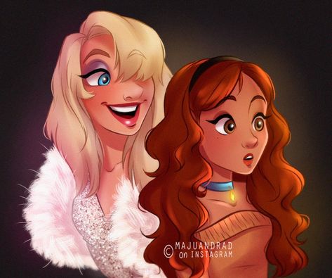 Lady and Peg from "The Lady and the Tramp" Genderbent Disney, Disney Timeline, The Lady And The Tramp, Disney Characters As Humans, Humanized Disney, Cartoon Characters As Humans, Disney Au, Disney Animated Movies, Frozen Disney Movie