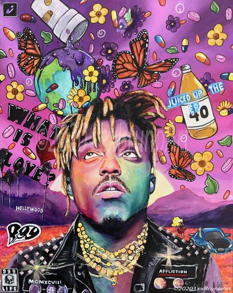 Juice Wrld Album Cover, Cover Drawing, Juice