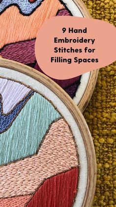 Embroidery Fill Patterns, Embroidery Stitch How To, Chain Stitch Filling Embroidery, Filling In Embroidery, How To Fill In Large Areas Embroidery, Best Material For Embroidery, Embroidery On Jeans Tutorials, Different Hand Embroidery Stitches, Embroidery Stitch For Filling