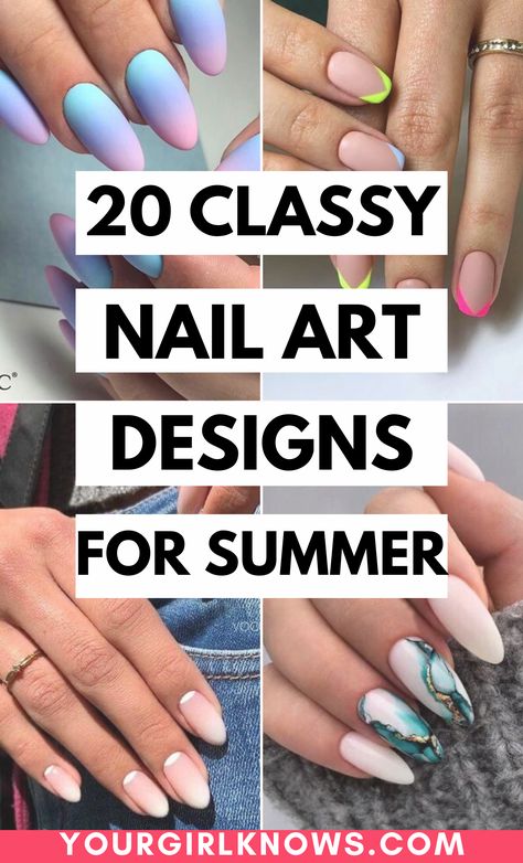 Pretty Nail Art Designs Summer 2023, Nail Art Designs Spring 2023, Classy Summer Nails 2023, Summer Nail Stamping Ideas, Pretty Nail Art Designs Classy, Classy Nails Ideas, August Nails Designs, Classy Summer Nails, Trendy Nail Art Summer